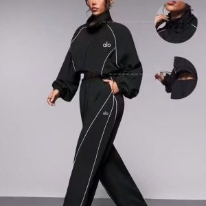 alo Jacket and Pants Set - Black