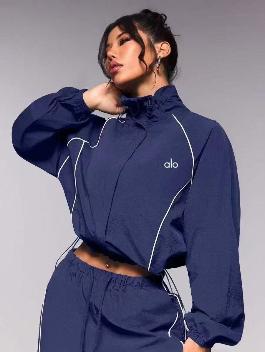 Blue jacket and pants set